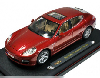 PORSCHE Panamera Turbo, бордовый мет