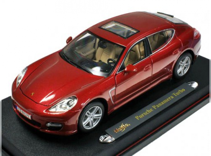 PORSCHE Panamera Turbo, бордовый мет