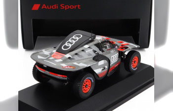 AUDI Rs Q E-tron E2 Team Audi Sport №207 Rally Dakar (2024) Mattias Ekstrom - Emil Bergkvist, Grey Silver Black