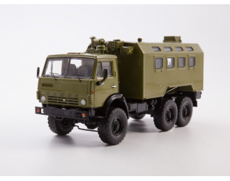 Камский грузовик 4310 с КУНГом К4320Д, хаки