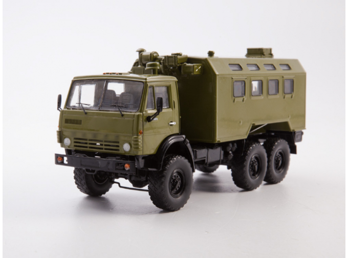 Камский грузовик 4310 с КУНГом К4320Д, хаки