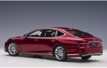 Lexus LS 500h (metallic red)