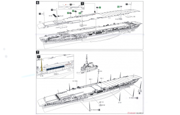 Сборная модель HMS Illustrious 1940