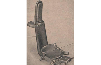 He 219A -Сиденье с ремнями безопасности