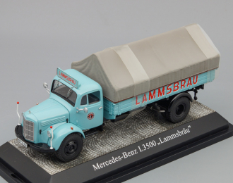 MERCEDES-BENZ L3500 Lammsbrau, blue / grey