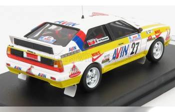 AUDI Quattro №27 Rally Acropolis (1986) Jigger - S.Konstantinos, Yellow White