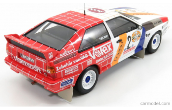 AUDI QUATTRO A2 №2 WINNER RALLY AVD STH HUNSRUCK (1984) D.LUX, white / red