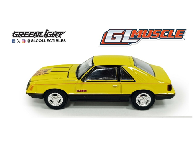FORD Mustang Cobra Fastback (1979),  Bright Yellow/Black