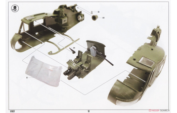 Сборная модель Вертолет UH-1 Huey B/C