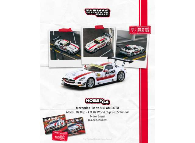 Mercedes-Benz SLS AMG GT3 Maro Engel Macau GT Cup - FIA GT World Cup Winner, various 2015