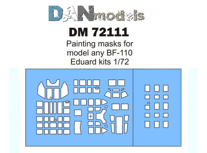 маска для модели самолета BF-110 (Eduard kit)
