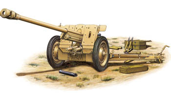 Сборная модель German 76.2mm Pak36(r) Anti-Tank Gun