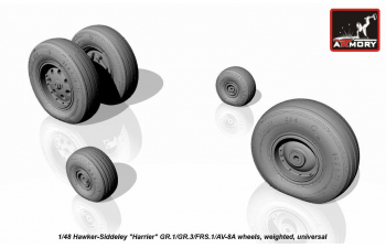 Колёса под нагрузкой для Hawker-Siddeley "Harrier" GR.1/GR.3/FRS. 1/AV-8A