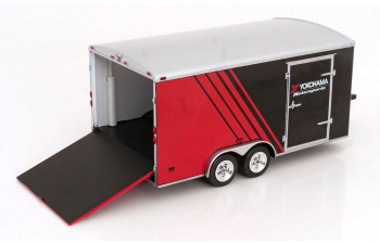 SONSTIGES Car Trailer Yokohama Motorsports, black red silver