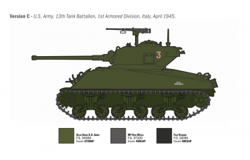 Сборная модель TANK M4a3 Wet Sherman Miltary 1945