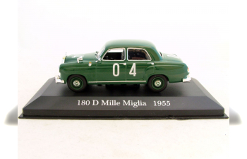 MERCEDES-BENZ 180 D Mille Miglia (1955), Mercedes Offizielle Modell-Sammlung 80, зеленый