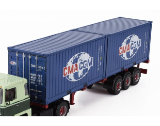 Полуприцеп Container Cma Cgm Transports, blue / red