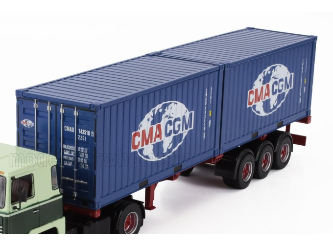 Полуприцеп Container Cma Cgm Transports, blue / red