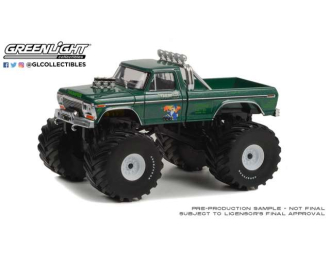 FORD F-250 Monster Truck (with 66-Inch Tires) *Kings of Crunch Series 5* (1975), green
