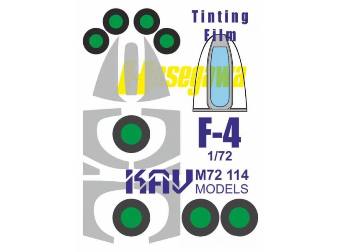 Маска окрасочная на остекление F-4 Profi (Hasegawa)