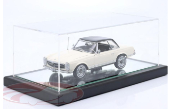 Бокс акриловый с металлическим каркасом и зеркальным подиумом