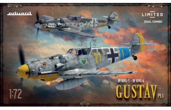 Сборная модель Limited Dual Combo Gustav Pt. 1 Bf 109 G-5 & G-6