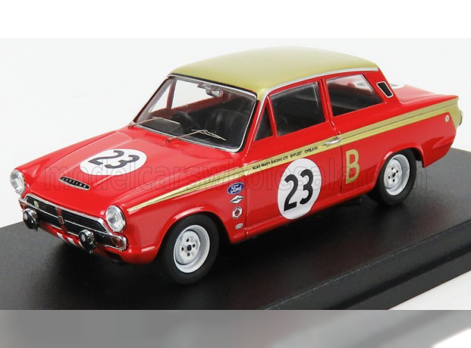 FORD Lotus Cortina №23 12h Marlboro (1966) Sir J.whitmore - F.Gardner, Red Gold