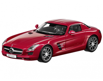 MERCEDES-BENZ SLS AMG Coupe C197 (2010), red le mans