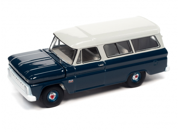 CHEVROLET Suburban (1966), Dark Blue Body With White Roof (синий с белым)