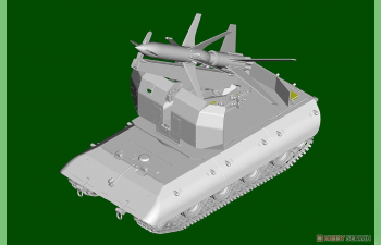 Сборная модель E-100 Flakpanzer с Flakrakete Rheintocher I