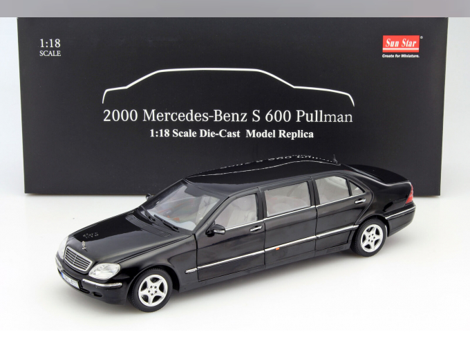 MERCEDES-BENZ S600 Pullman (2000), black