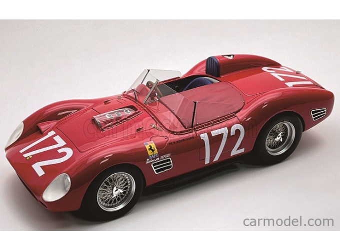 FERRARI DINO 196S 1984cc V6  Spider №172 7th Targa Florio (1960) Pedro Rodriguez - Ricardo Rodriguez