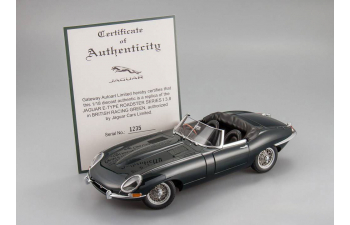 JAGUAR E-Type Roadster Series I 3.8 RHD, green