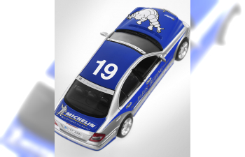 MERCEDES-BENZ E-Class #19 Paris-Beijing Rally W211 (2006), silver / blue