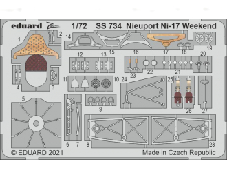 Фототравление для Nieuport Ni-17 Weekend