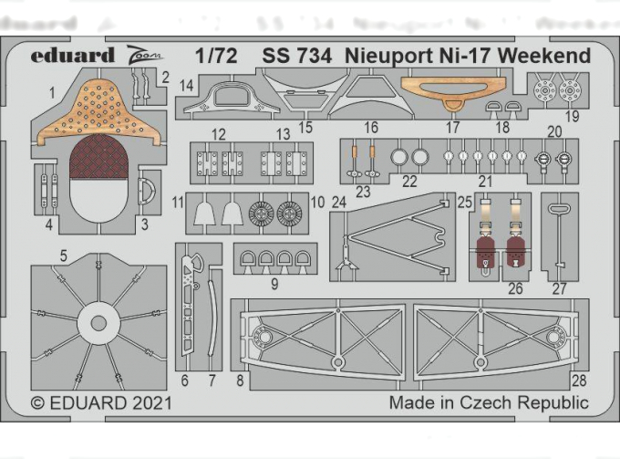 Фототравление для Nieuport Ni-17 Weekend