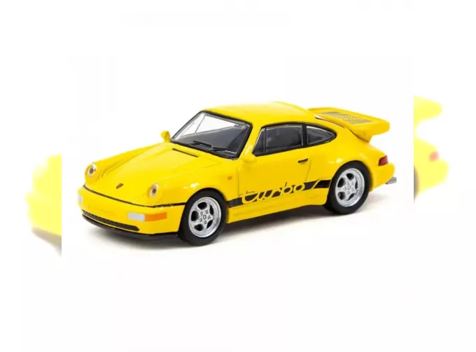 PORSCHE 911 Turbo, yellow