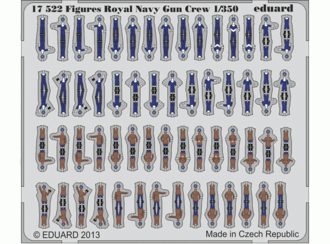 Figures Royal Navy Gun Crew S.A. 3D