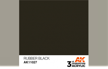 Краска акриловая 3rd Generation Rubber Black 17ml