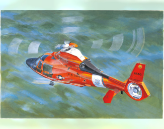 Сборная модель Вертолет US Coast Guard HH-65C Dolphin