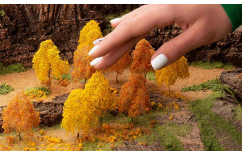 «Осенние деревья» . Высота 5-7 см .Набор 5шт.