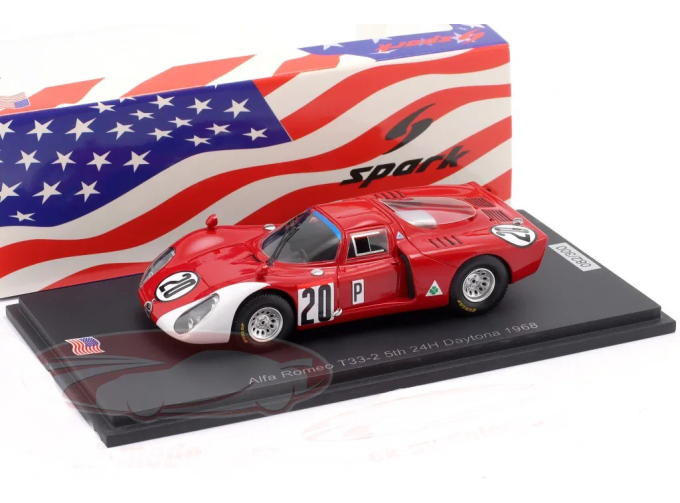ALFA ROMEO T33/2 #20 5th 24h Daytona Schütz, Vaccarella (1968)