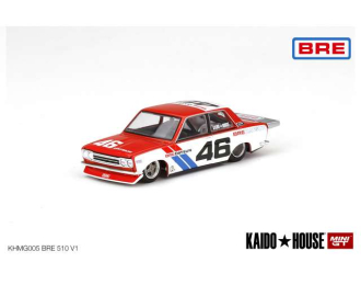 Kaido House Datsun 510 Pro Street BRE510 V1, red/white/blue with 4 spoke rims