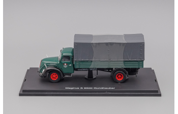 MAGIRUS S 6500 Rundhauber with canvas top, green