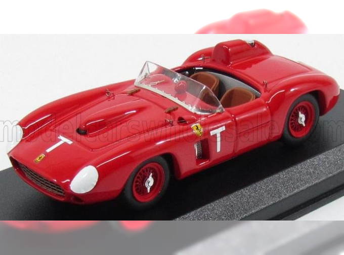 FERRARI 290s Spider Ch.0646 N T Test Car Targa Florio (1958) L.Musso, red