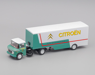 CITROEN T55 Heuliez Truck Hydropneumatique Citroen Transports (1953), green / white