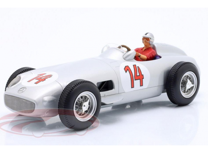 MERCEDES-BENZ W196 2nd Belgium GP Formula 1 Stirling Moss (1955)