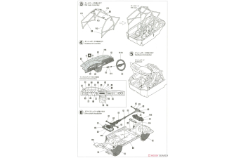 Сборная модель Subaru Legacy RS RAC Rally 1993