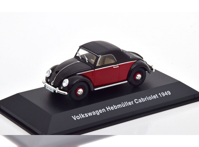 VOLKSWAGEN Hebmüller (1949), schwarz/dunkelrot