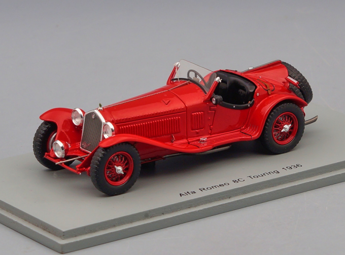 ALFA ROMEO 8C Touring (1930), red
